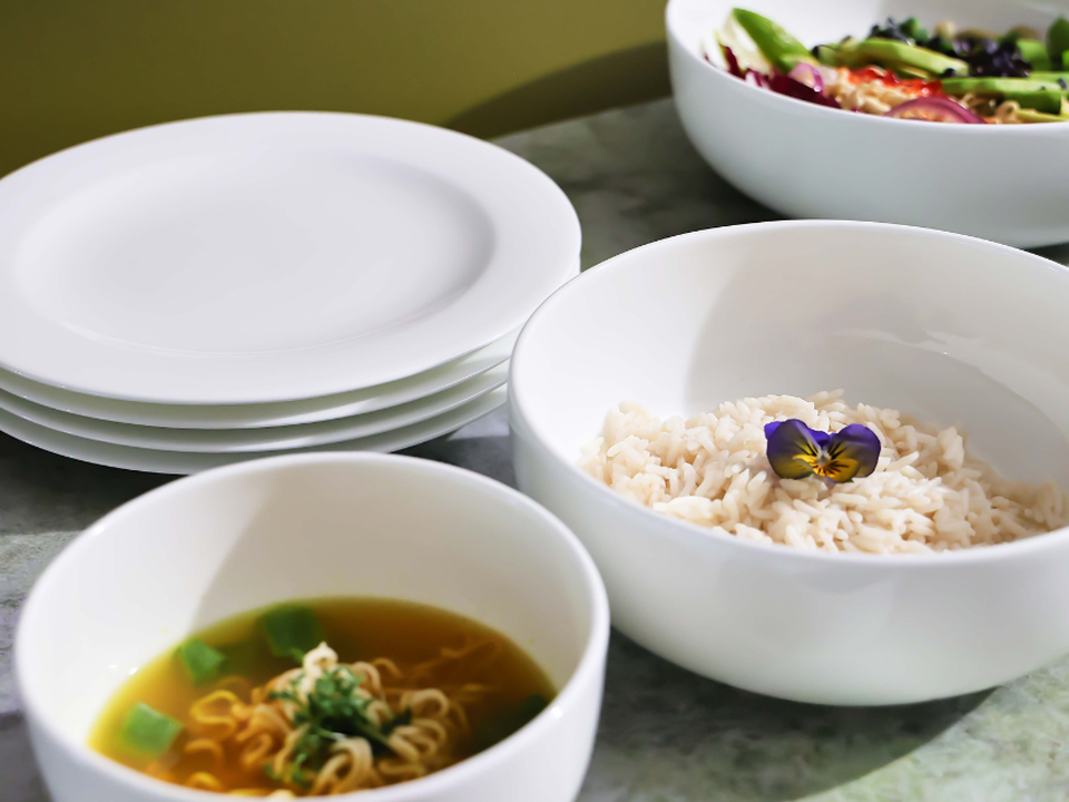 Thomas Sensai tableware with asian-inspired food