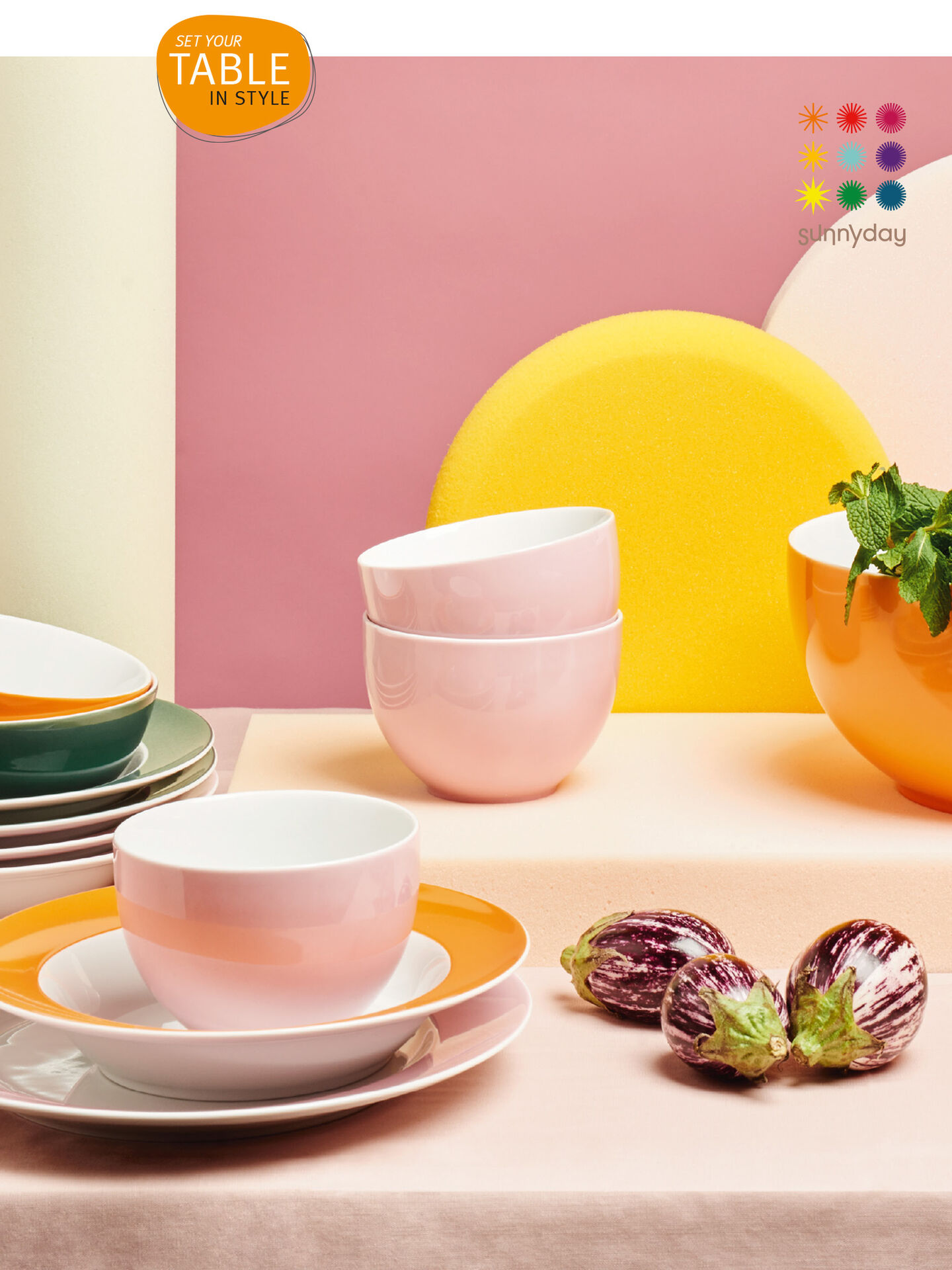 Thomas Sunny Day Colour tableware