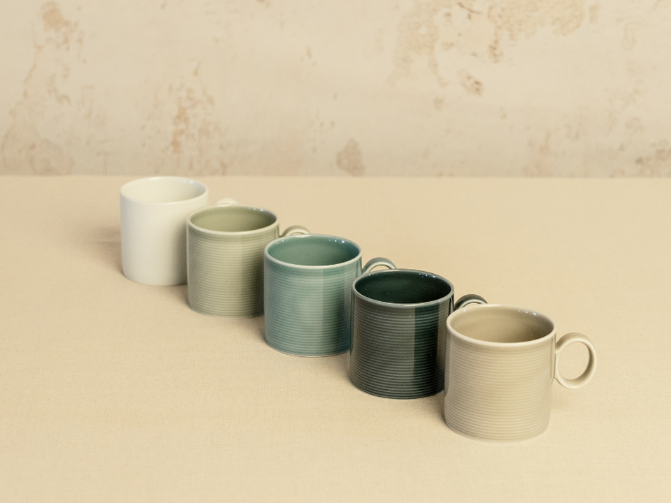 Thomas mugs in Scandinavian colors