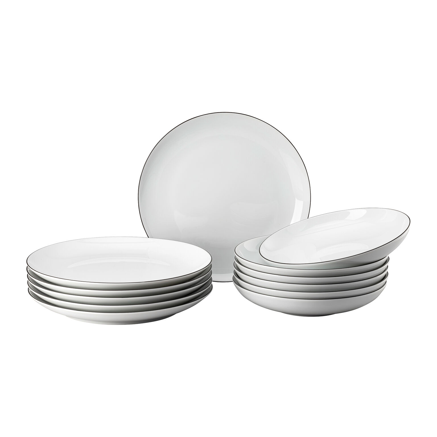 White dinnerware sets for 12 on sale