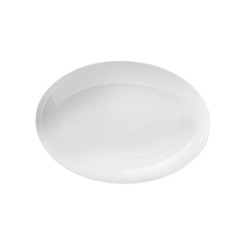 Platte 27 cm oval tief