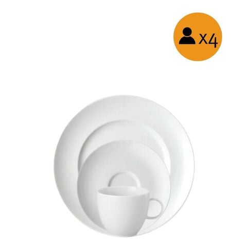 Fr&uuml;hst&uuml;cksset 12-teilig modern