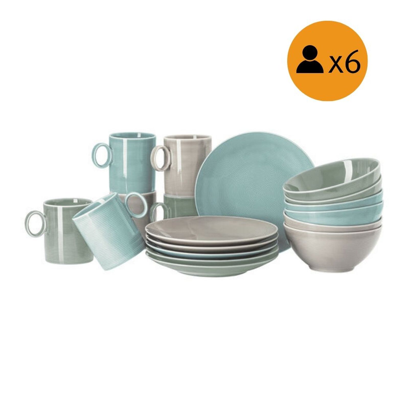 18-Piece Scandinavian-Inspired Breakfast Set image number null