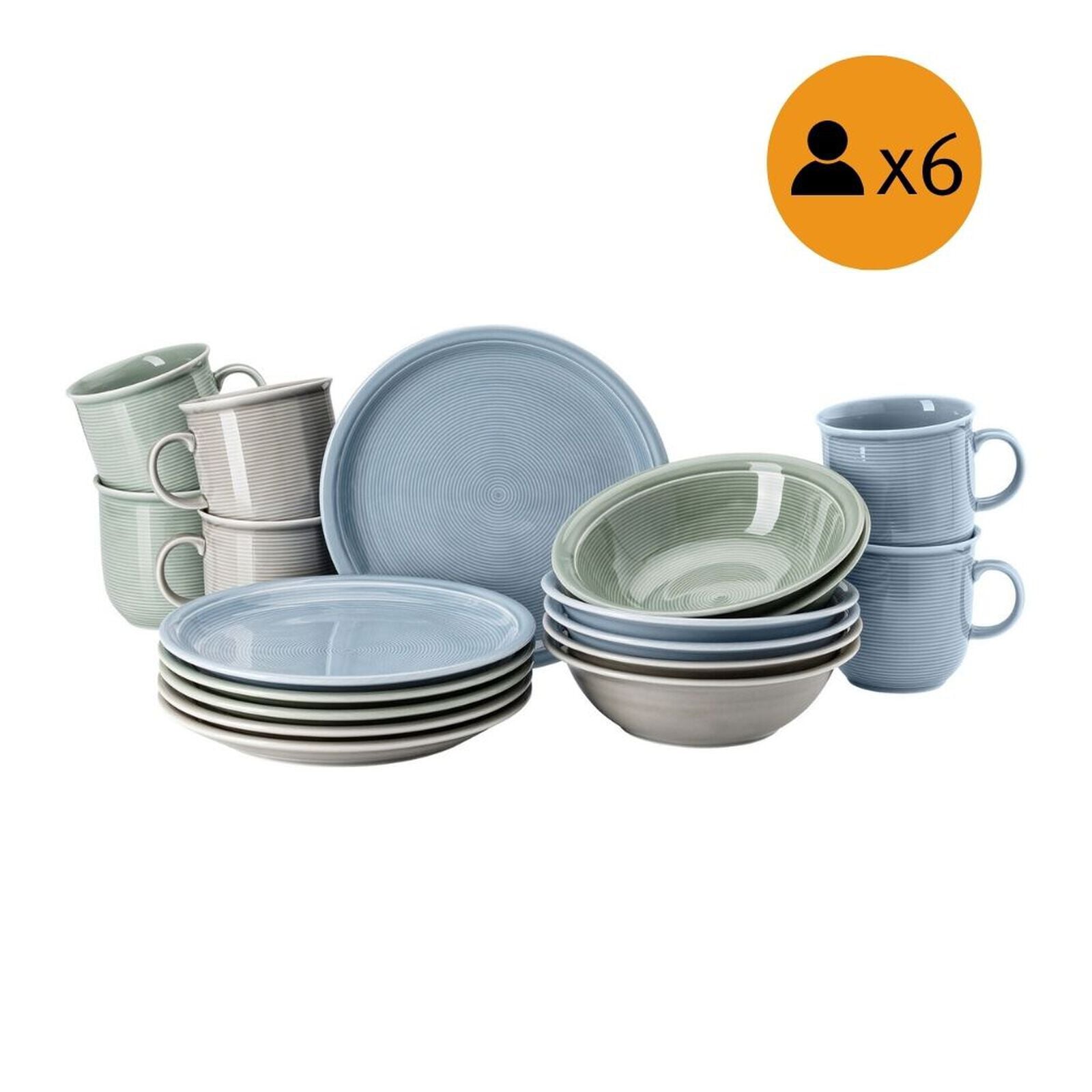 Breakfast set 18 pcs. image number null