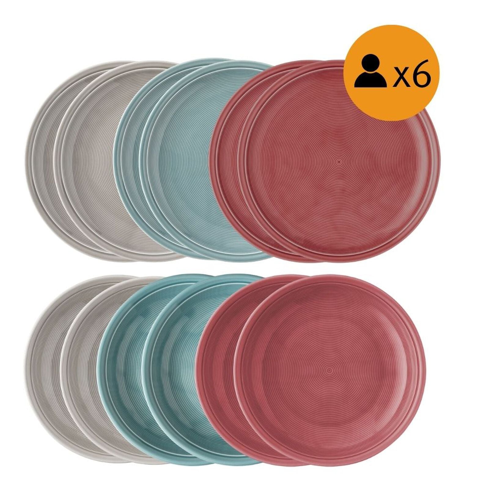 12-Piece Scandinavian-Inspired Dinnerware Set image number null