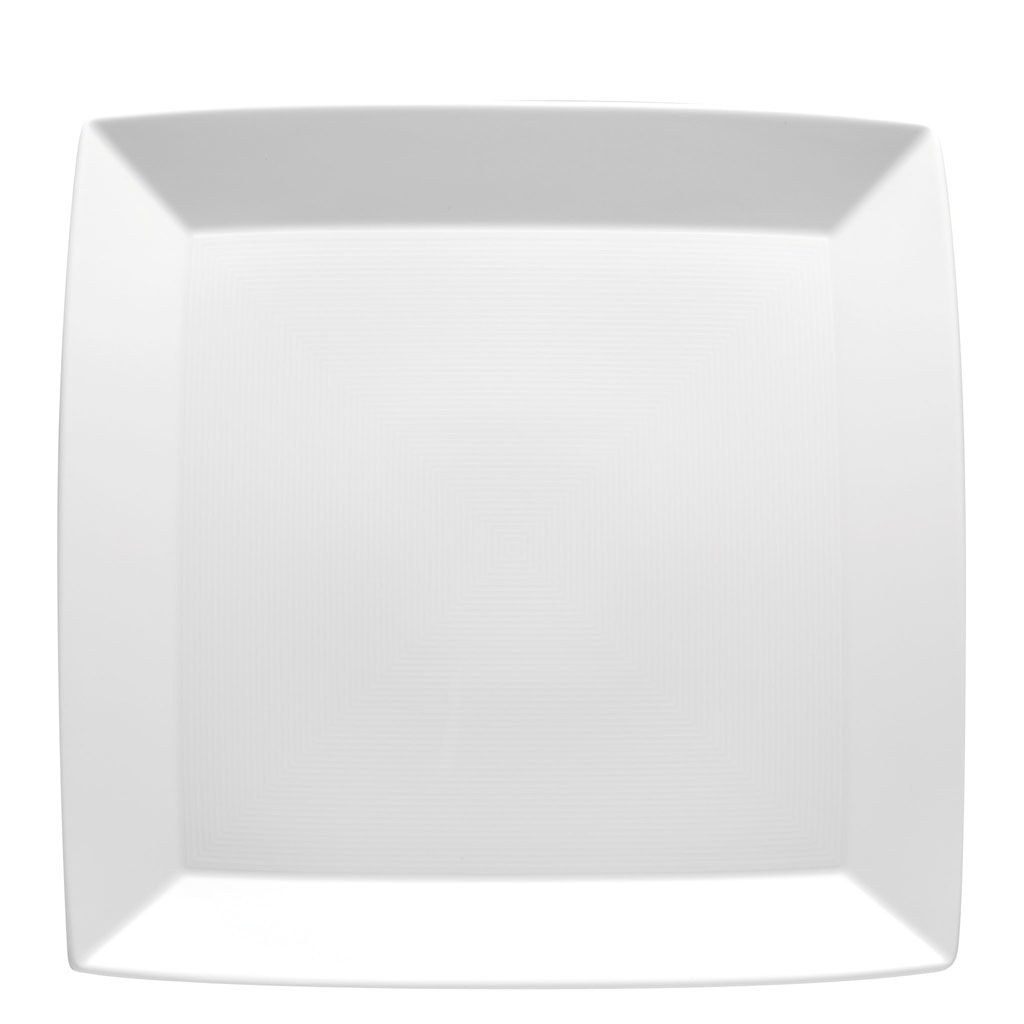 white Thomas Loft Service Plate 33 cm square 