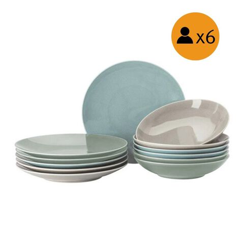 12-Piece Scandinavian-Inspired Dinnerware Set