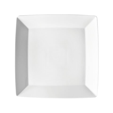 Platte 27 cm quadr. flach