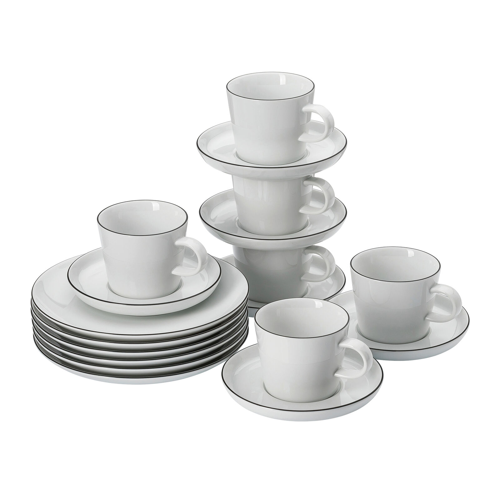 Kaffee-Set 18-tlg. im GK image number null