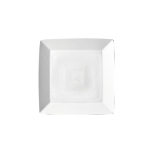 Platte 19 cm quadr. flach