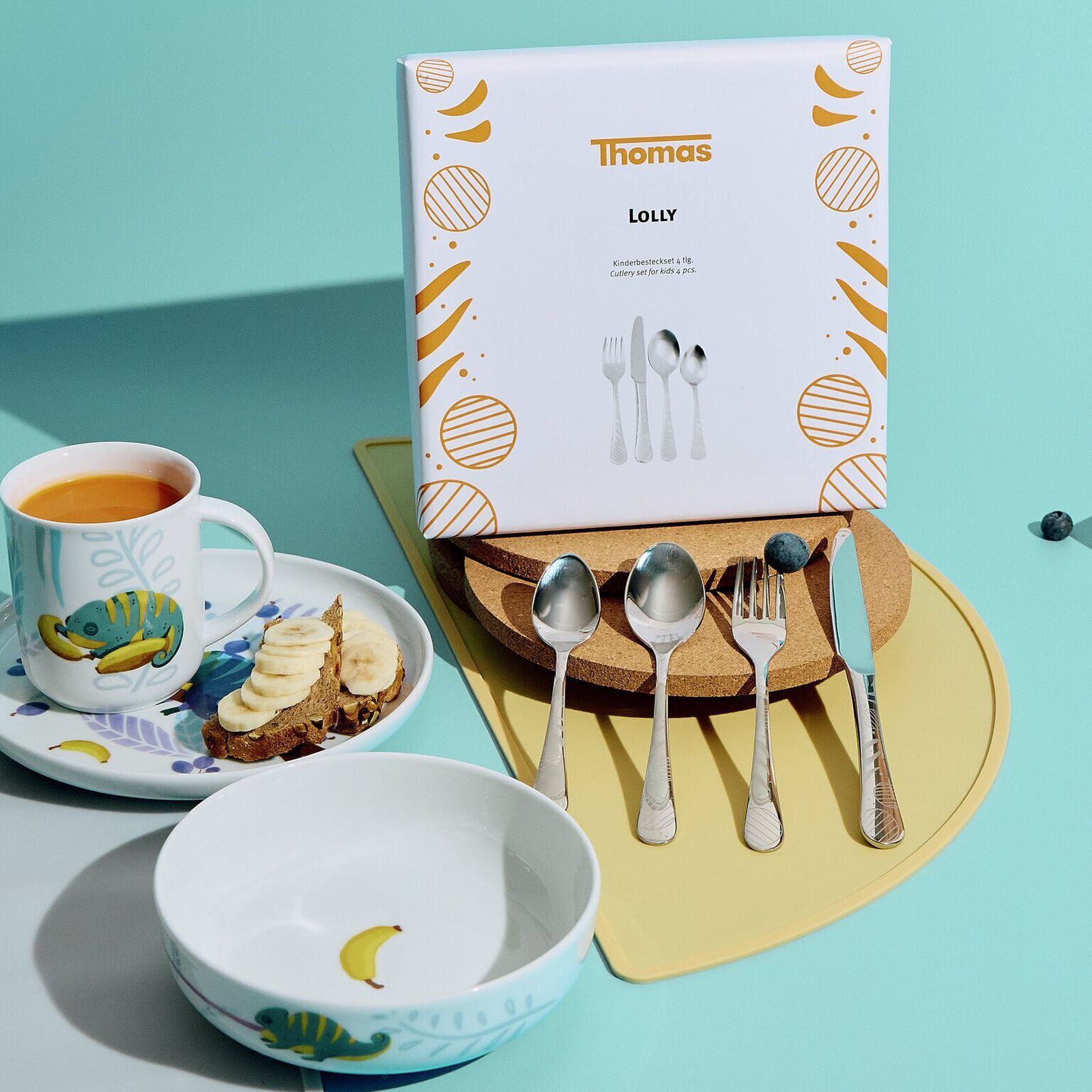 Kids cutlery set 4 pcs. image number null