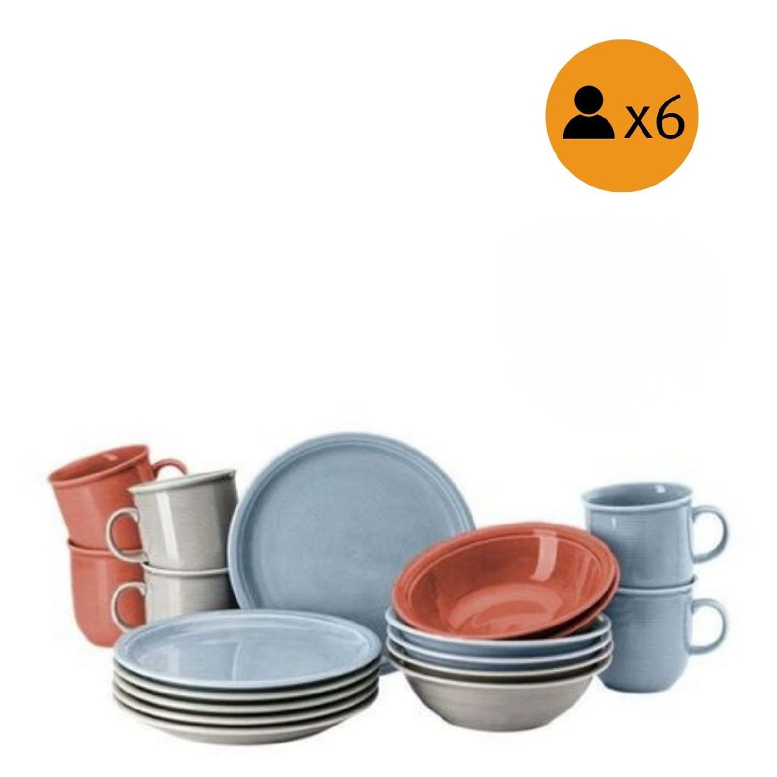 18-Piece Scandinavian-Inspired Breakfast Set image number null