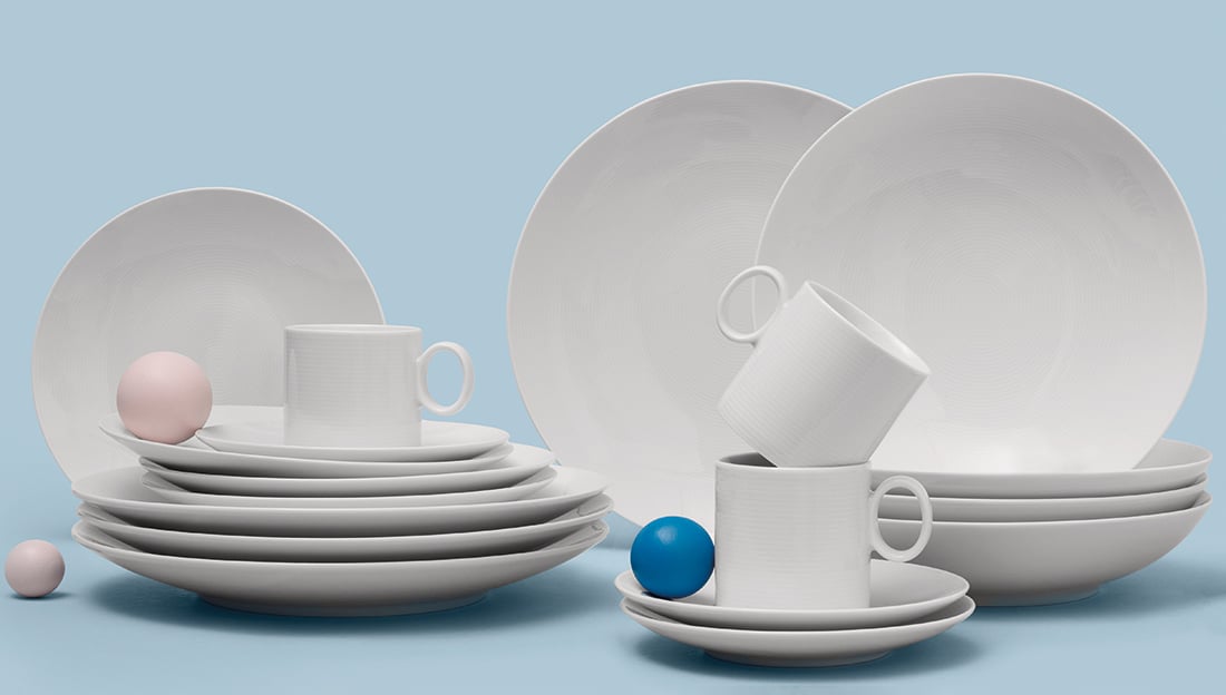 Produktstapel aus Thomas Loft Weiß Teller und Tassen